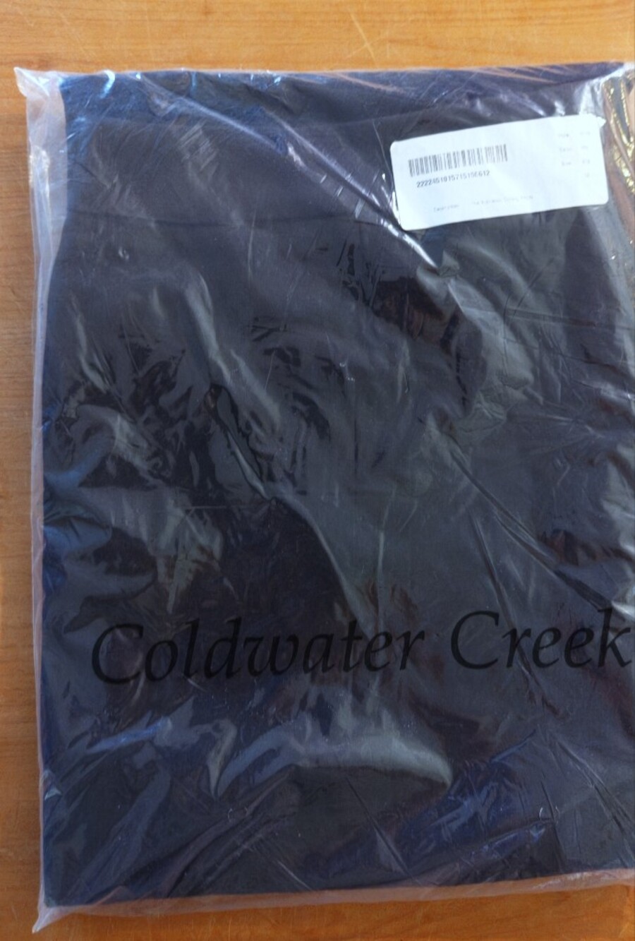 NWT Coldwater Creek BiStretch Gallery Pants Black Size 12
